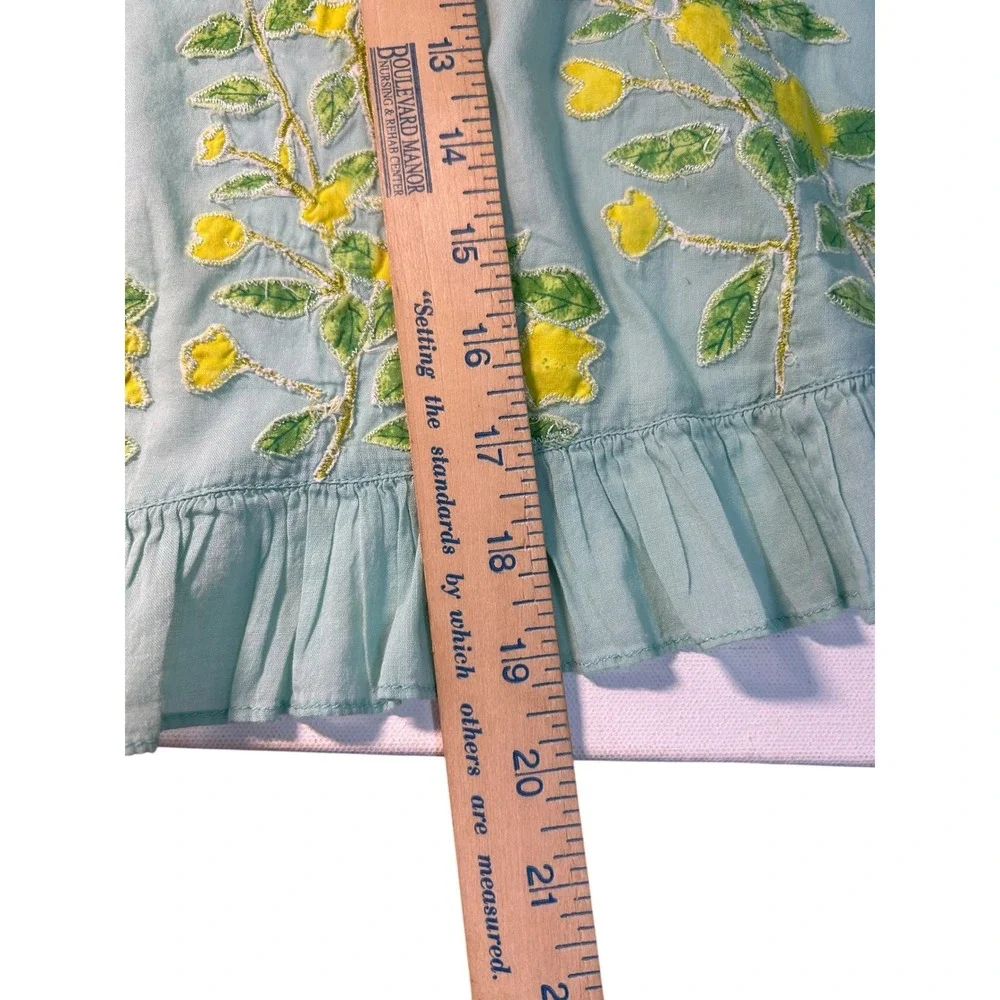 VTG Anthropologie Urban Outfitters RN 66170 Embroidered Half Apron Cottagecore